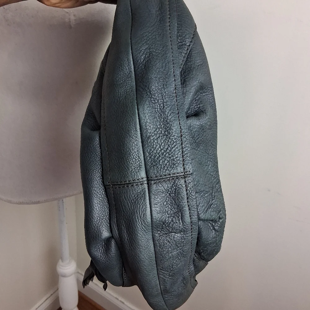orYANY Cassie Olive Green Leather Hobo Bag